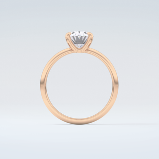 2.0 CT Oval Cut Solitaire Moissanite Engagement Ring 8