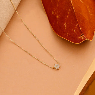 1.0 CT Round Bezel Solitaire Lab Grown Diamond Necklace