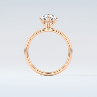 2.0 CT Pear Cut Solitaire Moissanite Engagement Ring 8