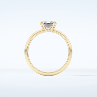 2.0 CT Radiant Cut Solitaire Style Moissanite Engagement Ring 2