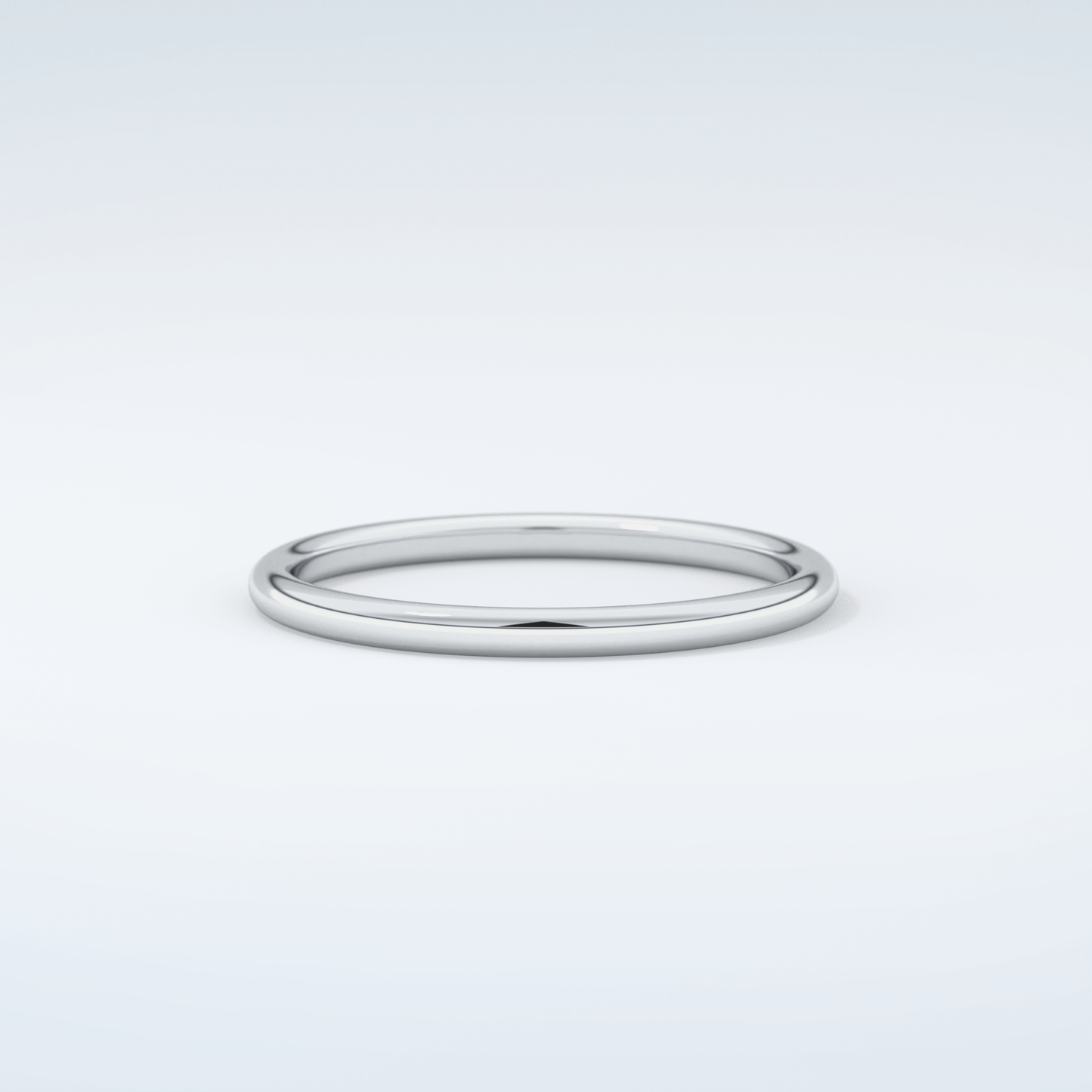 Sleek Simplicity Classic Shank Wedding Band