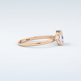 2.0 CT Emerald Cut Solitaire Moissanite Engagement Ring 10