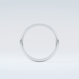 Sleek Simplicity Classic Shank Wedding Band 14