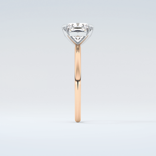 2.0 CT Cushion Cut Solitaire Moissanite Engagement Ring 11