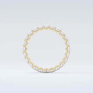 3.15 TCW Oval Shaped Moissanite Wedding Band 2