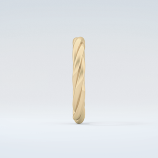 Classic Rope Twisted Shank Wedding Band 5