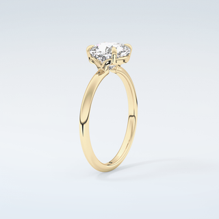 2.0 CT Cushion Cut Solitaire Moissanite Engagement Ring 6