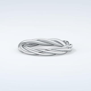Classic Rope Twisted Shank Wedding Band 13