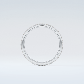 0.5 TCW Round Shaped Moissanite Wedding Band 14