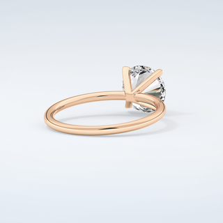 2.0 CT Round Cut Solitaire Moissanite Engagement Ring 9