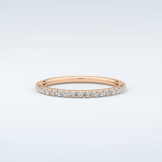 0.5 TCW Round Shaped Moissanite Wedding Band 10