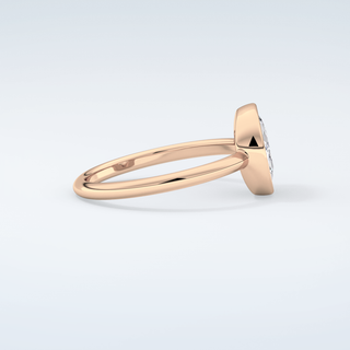 1.0 CT Rose Cut Bezel Style Moissanite Engagement Ring 10