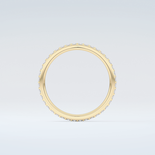 0.5 TCW Round Shaped Moissanite Wedding Band 2