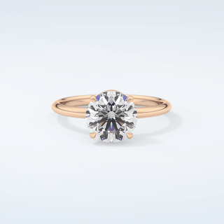 2.0 CT Round Cut Solitaire Moissanite Engagement Ring 7