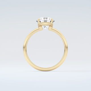 2.0 CT Round Cut Solitaire Moissanite Engagement Ring 2