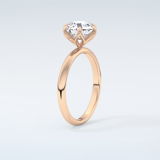 1.5 CT Round Cut Solitaire Moissanite Engagement Ring 12