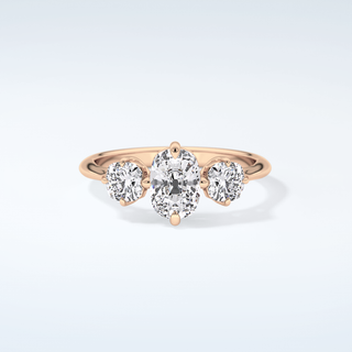 2.0 CT Cushion Cut Three Stone Moissanite Engagement Ring 7