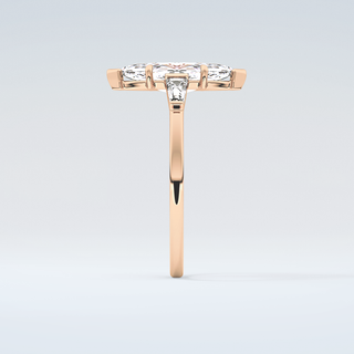 2.0 CT Marquise Cut Three Stone Moissanite Engagement Ring 11