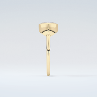 1.0 CT East West Marquise Cut Solitaire Style Moissanite Engagement Ring 5