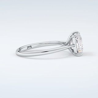 2.0 CT Princess Cut Solitaire Moissanite Engagement Ring 16