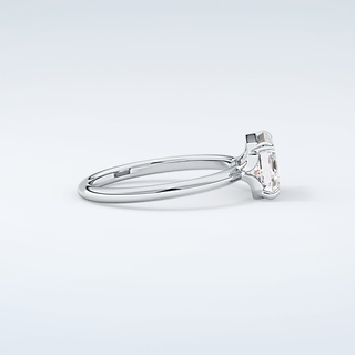 2.0 CT Emerald Cut Solitaire Moissanite Engagement Ring 16