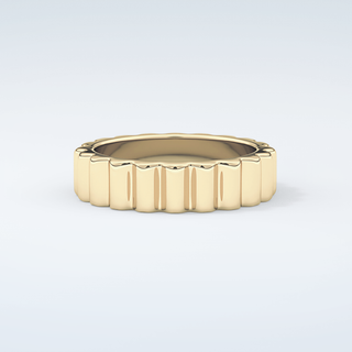 Textured Shank Wedding Band 3