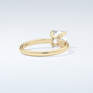 2.0 CT Cushion Cut Solitaire Moissanite Engagement Ring 3