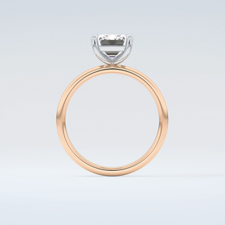 2.0 CT Emerald Cut Solitaire Moissanite Engagement Ring 8