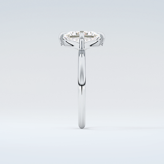 2.0 CT  Princess Cut Solitaire Moissanite Engagement Ring 17