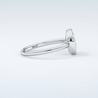 1.0 CT Rose Cut Bezel Style Moissanite Engagement Ring 16