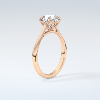 2.0 CT Cushion Cut Solitaire Style Moissanite Engagement Ring 12