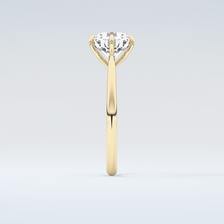 2.0 CT Round Cut Solitaire Moissanite Engagement Ring 5