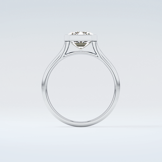 2.0 CT Emerald Cut Solitaire Moissanite Engagement Ring 14