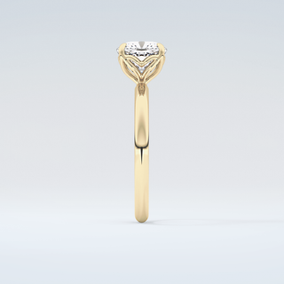 2.0 CT Cushion Cut Solitaire Moissanite Engagement Ring 5