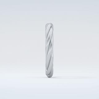 Classic Rope Twisted Shank Wedding Band 17