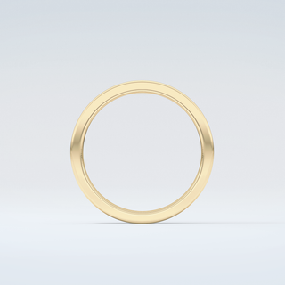 0.7 TCW Round Shaped Moissanite Wedding Band 2