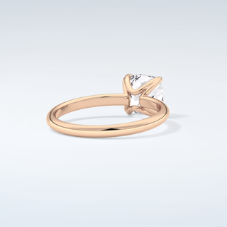 2.0 CT Cushion Cut Solitaire Moissanite Engagement Ring 9