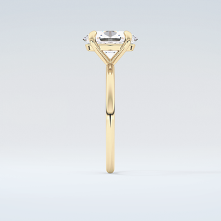 2.0 CT Oval Cut Solitaire Moissanite Engagement Ring 5