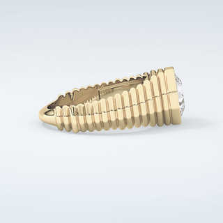 1.5 CT Asscher Cut Solitaire Bezel Moissanite Engagement Ring 4