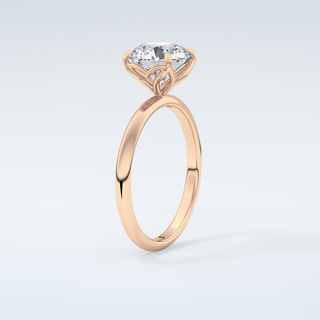 1.5 CT Round Cut Solitaire Moissanite Engagement Ring 12