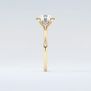 2.0 CT Round Cut Solitaire Moissanite Engagement Ring 5