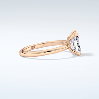 2.0 CT Radiant Cut Solitaire Style Moissanite Engagement Ring 10