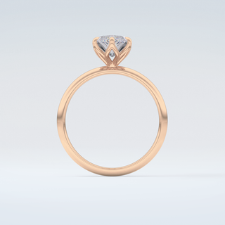 1.5  CT Marquise Cut Solitaire Moissanite Engagement Ring 8