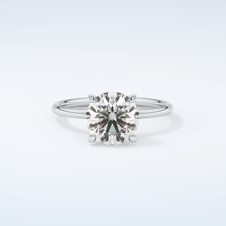 2.0 CT Round Cut Solitaire Moissanite Engagement Ring 13