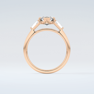 2.0 CT Marquise Cut Three Stone Moissanite Engagement Ring 8