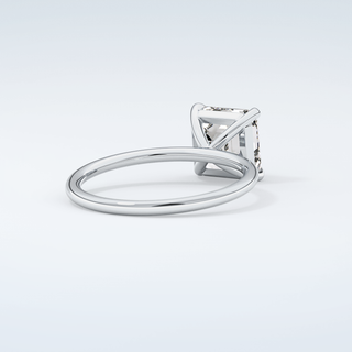 2.0 CT Asscher Cut Solitaire Moissanite Engagement Ring 15