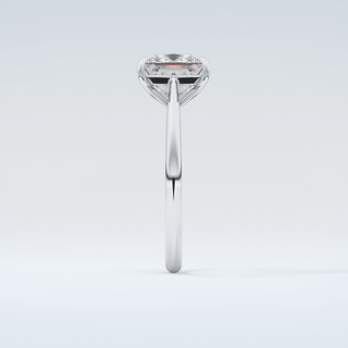 2.0 CT Princess Cut Solitaire Moissanite Engagement Ring 17