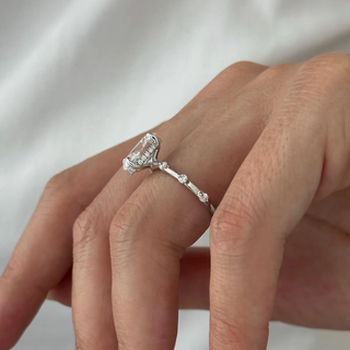 Round Halo, Pave & Split Shank Engagement Ring – 1.93 CT Lab Grown Diamond