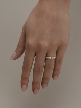 0.37 CT Round Full Eternity Lab Grown Diamond Wedding Band