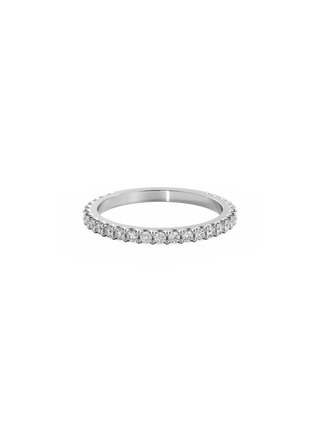 0.37 CT Round Full Eternity Lab Grown Diamond Wedding Band